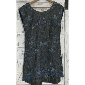 Free People Embellished Metallic Beaded Limited Edition Dress 46 out of 50 RARE